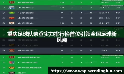 重庆足球队荣登实力排行榜首位引领全国足球新风潮